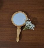 آینه دسته‌دار چوب گردو